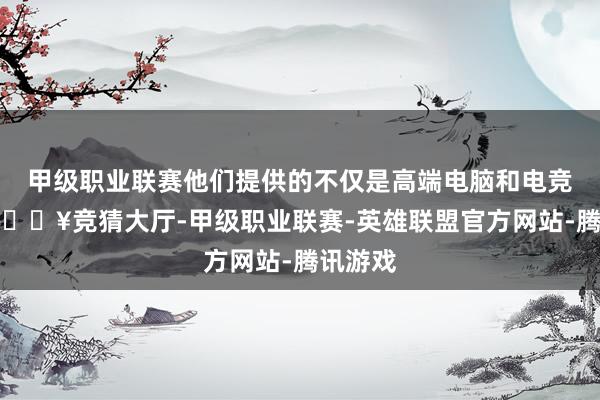 甲级职业联赛他们提供的不仅是高端电脑和电竞桌椅-🔥竞猜大厅-甲级职业联赛-英雄联盟官方网站-腾讯游戏